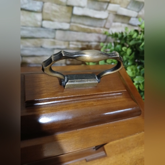 Vintage Linden Wooden Bracket Mantle‎ Quartz Chime Clock - Picture 6 of 9